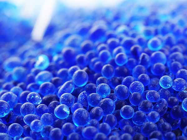 Blue sillica gel 500G/BOTTLE, 25KG/BAG/DRUM